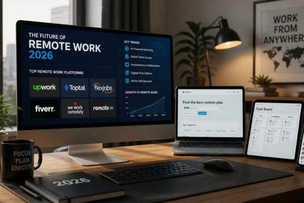 Cum arată piața muncii remote în 2026 — platforme și tendințe